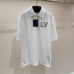 Louis Vuitton Poplin Polo With Embroidered LV Patch 1AFJC6