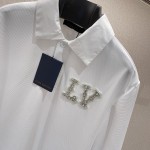 Louis Vuitton Poplin Polo With Embroidered LV Patch 1AFJC6