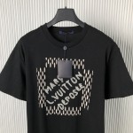 Louis Vuitton Embroidered Signature Cotton T-Shirt 1AFJFH