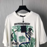 Louis Vuitton Intarsia Graphic Cotton T-Shirt 1AFJFP