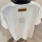 Louis Vuitton Short-Sleeved Cotton T-Shirt 1AFJFX