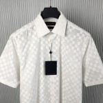 Louis Vuitton Short-Sleeved Cotton Shirt 1AFJW6