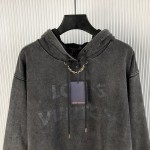 Louis Vuitton Vintage-Effect Louis Vuitton Hoodie 1AFMPU