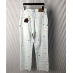 Louis Vuitton Monogram Denim Pants 1AFPV8