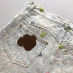 Louis Vuitton Monogram Denim Pants 1AFPV8