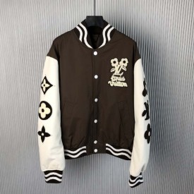 Louis Vuitton Embroidered Varsity Jacket 1AFPWZ