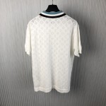 Louis Vuitton Monogram Pointelle Short-Sleeved Cotton Polo 1AFPYC