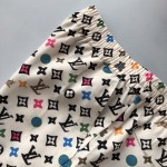 Louis Vuitton Monogram Printed Silk Shorts 1AFPZE