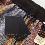 Louis Vuitton Damier Cotton Knit Shorts 1AFQRN