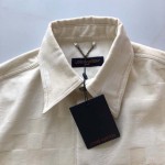 Louis Vuitton Damier Short-Sleeved Denim Shirt 1AFQZL