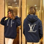 Louis Vuitton Cotton Jersey Hoodie 1AFR32