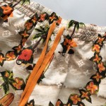 Louis Vuitton Monogram Silk Drawstring Shorts 1AFRK7