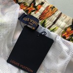 Louis Vuitton Monogram Silk Drawstring Shorts 1AFRK7