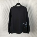 Louis Vuitton Embroidered Cotton Sweatshirt Black