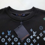 Louis Vuitton Embroidered Cotton Sweatshirt Black