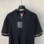 Louis Vuitton Short-Sleeved Cotton Polo Shirt 1AFVS2