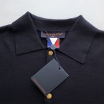 Louis Vuitton Short-Sleeved Cotton Polo Shirt 1AFVS2