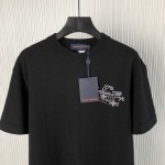 Louis Vuitton Embellished Short-Sleeved Cotton Crewneck 1AFVS9