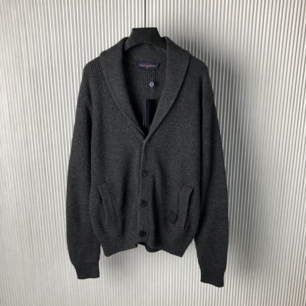 Louis Vuitton Cashmere Blend Shawl Collar Cardigan 1AFWBQ