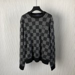 Louis Vuitton Damier Wool Crewneck 1AFWHY