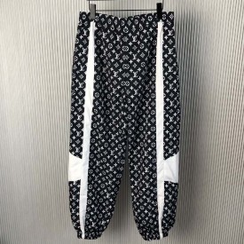 Replica Louis Vuitton Monogram Printed Technical Track Pants