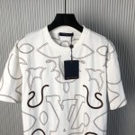 Louis Vuitton Embroidered Cotton T-Shirt 1AFWVN