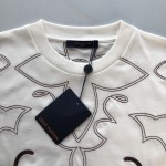 Louis Vuitton Embroidered Cotton T-Shirt 1AFWVN