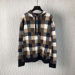 Louis Vuitton Damier Cashmere And Wool-Blend Hoodie 1AFXJU