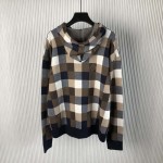 Louis Vuitton Damier Cashmere And Wool-Blend Hoodie 1AFXJU