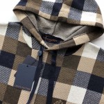 Louis Vuitton Damier Cashmere And Wool-Blend Hoodie 1AFXJU