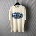 Louis Vuitton Graphic Short-Sleeved Cotton Crewneck 1AFXK1