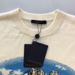 Louis Vuitton Graphic Short-Sleeved Cotton Crewneck 1AFXK1