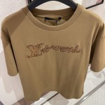 Louis Vuitton Embroidered Signature Cotton T-Shirt 1AFXP2