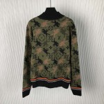 Louis Vuitton Jacquard Wool Bomber Blouson 1AFXSA