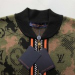 Louis Vuitton Jacquard Wool Bomber Blouson 1AFXSA