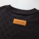 Louis Vuitton Monogram Fil Coupe Cotton T-Shirt Black