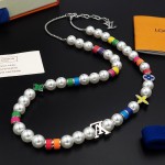 Louis Vuitton MNG Pearls Party Necklace M01500