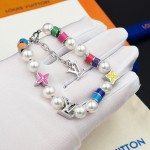 Louis Vuitton MNG Pearls Party Bracelet M1264A