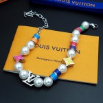 Louis Vuitton MNG Pearls Party Bracelet M1264A