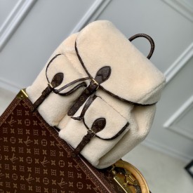 Louis Vuitton Monogram Shearling Backpack M23384