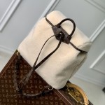 Louis Vuitton Monogram Shearling Backpack M23384