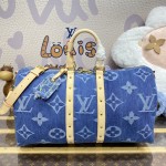 Louis Vuitton Monogram Denim Keepall Bandoulière 45 M24315