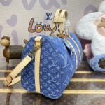 Louis Vuitton Monogram Denim Keepall Bandoulière 45 M24315