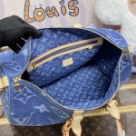 Louis Vuitton Monogram Denim Keepall Bandoulière 45 M24315