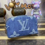 Louis Vuitton Monogram Denim Pochette Cosmétique PM M24316