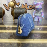 Louis Vuitton Monogram Denim Pochette Cosmétique PM M24316