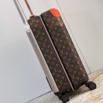 Louis Vuitton Monogram Canvas Horizon 55 Red M46778