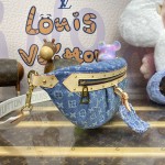 Louis Vuitton Monogram Denim High Rise Bumbag M46837