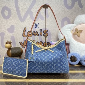 Louis Vuitton Monogram Denim CarryAll MM M46855