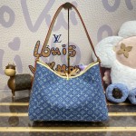 Louis Vuitton Monogram Denim CarryAll MM M46855